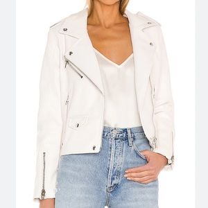 Blank NYC White Leather Jacket